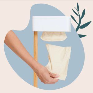 Tushy toilet paper stand